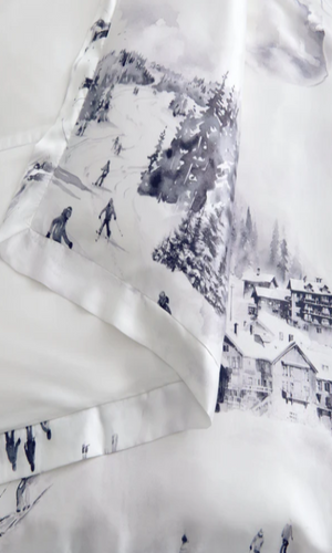 HiEnd Accents - Ski Toile Lyocell Bedding Set