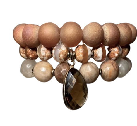 Arm Kandy by Heather Ford - Druzy Stack