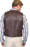 Scully Men's Brown Soft Touch Lamb Vest