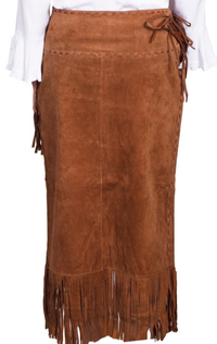 Scully Long Fringe Maxi Shirt