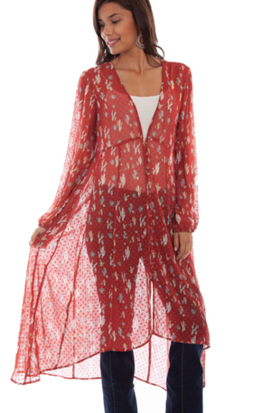 Honey Creek by Scully Printed Swiss Dot Duster