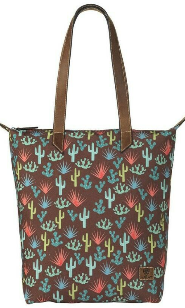 Ariat Cactus Brown Cruiser Tote Bag