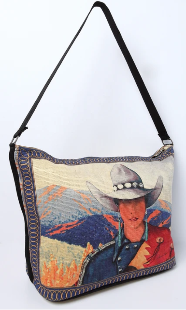 Cowgirl Kim Digital Print Cowgirl Handbag #104