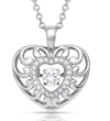 Montana Silversmith Waves of Love Heart Necklace - In Stock