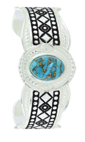 Montana Silversmith Phases of the World Cuff Bracelet