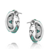 Montana Silversmith Turquoise Wedge Hoop Earrings - In Stock