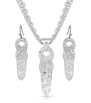 Montana Silversmith Strength Within Feather Jewelry Set - In Stock