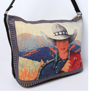 Cowgirl Kim Digital Print Cowgirl Handbag #104