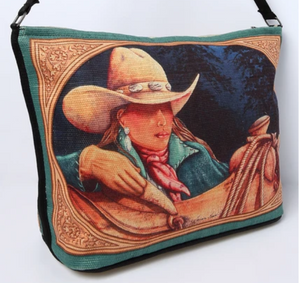 Cowgirl Kim Digital Print Cowgirl Handbag #112