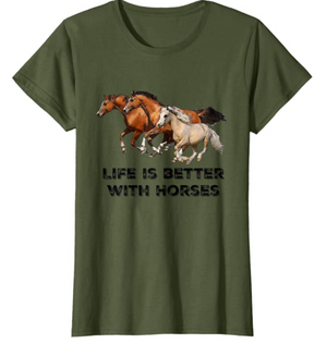 Cowgirl Kim Life is Better With Horses Tee