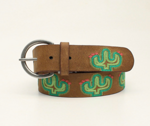Ariat Embroidered Cactus Belt - Pre Order