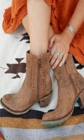 Lane Women's Layten Bootie~ Burnt Carmel #LB0448A - Cowgirl Kim