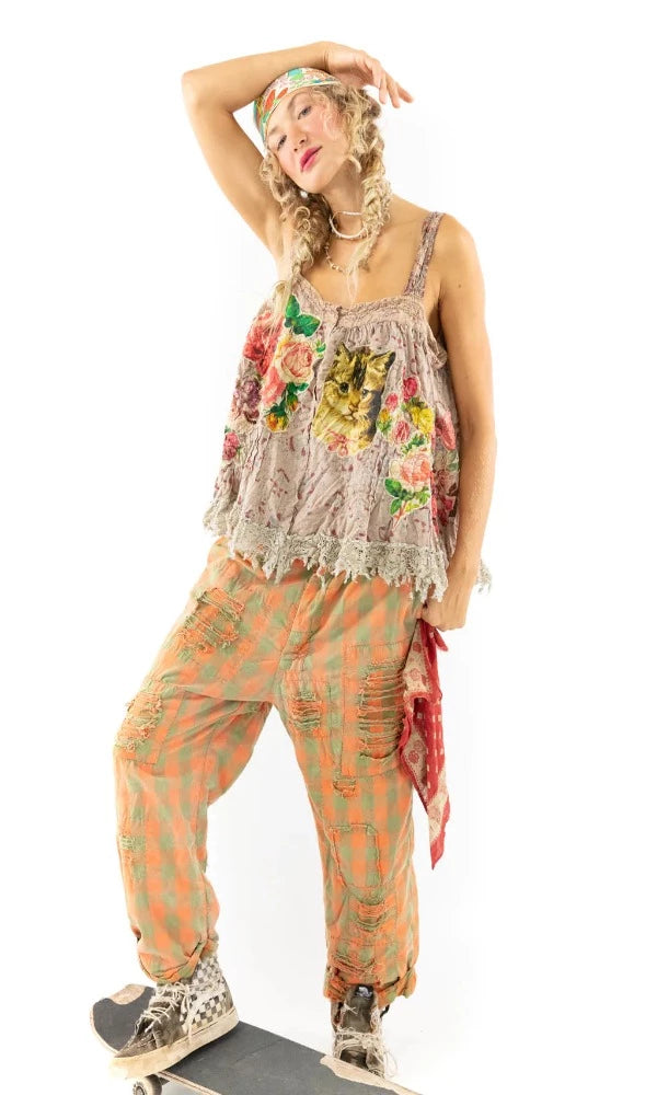 Magnolia Pearl Tank 277 Applique Cat Amor Tank - Ronstadt