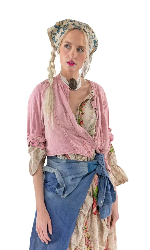 Magnolia Pearl Jacket 712 - Floral Odetta Cropped Jacket - Aneetha Rose