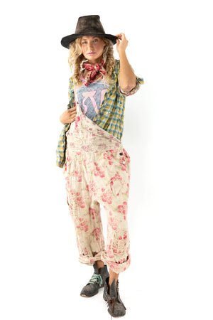 Magnolia Pearl Overall 041 - Floral Print Overalls - Daphne