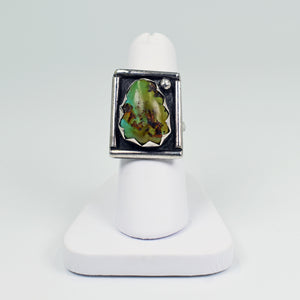 Vicki Orr Vintage Royston Turquoise Sterling Silver Ring - Cowgirl Kim