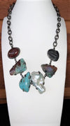 Vicki Orr Fossil and Turquoise Necklace - Cowgirl Kim