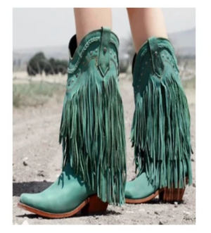 Liberty Black LB-71124 Vegas Turq Leather Boots - Cowgirl Kim