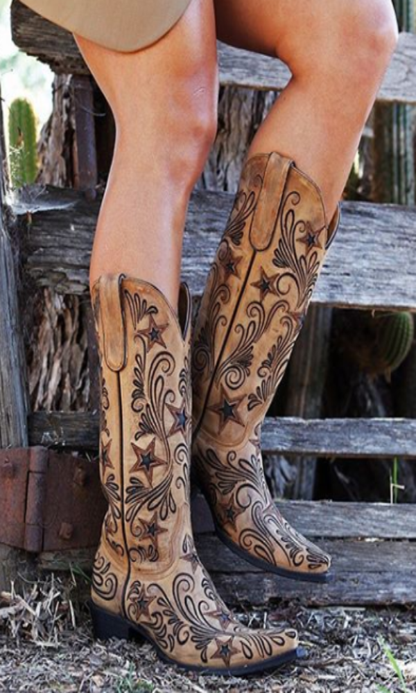 Yippee Ki Yay by Old Gringo Blaze Boots~ Champagne   Style YL353-1 - Cowgirl Kim