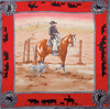 Wyoming Traders Anniversary Bay Red Limited Edition Silk Wild Rag