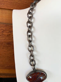 Vicki Orr Fossil and Turquoise Necklace - Cowgirl Kim
