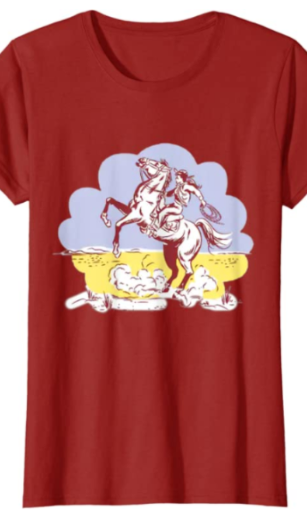 Cowgirl Kim Rodeo Cowgirl Tee - Red