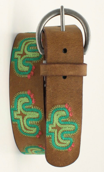 Ariat Embroidered Cactus Belt - Pre Order