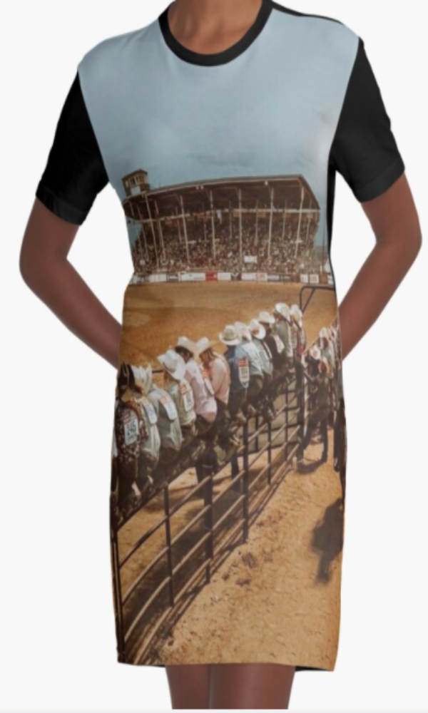 Cowgirl Kim The Cowboys Tee Dress - Medium Only