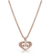 Montana Silversmith Let's Dance A Little Dance Rose Gold Heart Necklace - In Stock