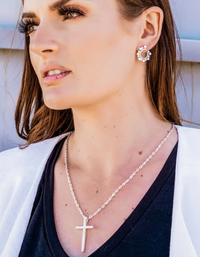 Montana Silversmith Dazzling in Faith Cross Necklace - In Stock