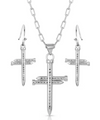 Montana Silversmith Sparkling Nail Cross Jewelry Set - In Stock