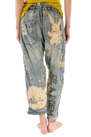 Magnolia Pearl Pants 417 - Be A Poem Miners Denims - Washed Indigo