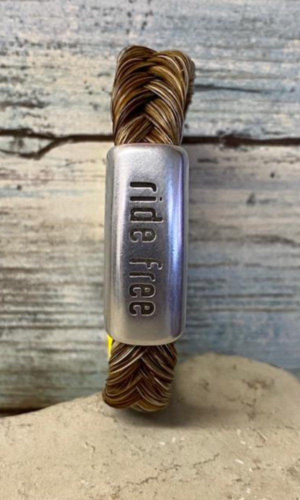 Cowboy Collectibles Ride Free Magnetic Clasp Bracelets - Cinnamon - Cowgirl Kim