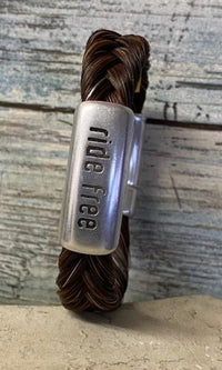 Cowboy Collectibles Ride Free Magnetic Clasp Bracelets - Sorrel - Cowgirl Kim