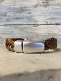 Cowboy Collectibles Ride Free Magnetic Clasp Bracelets - Cinnamon - Cowgirl Kim