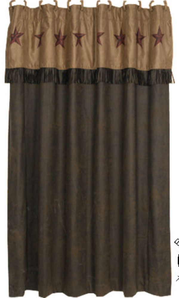 Cowgirl Kim Rustic Star Shower Curtain*