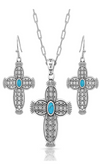 Montana Silversmith Royal Western Cross Jewelry Set - In Stock