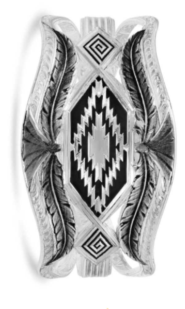Montana Silversmith Courage & Strength Feather Cuff Bracelet