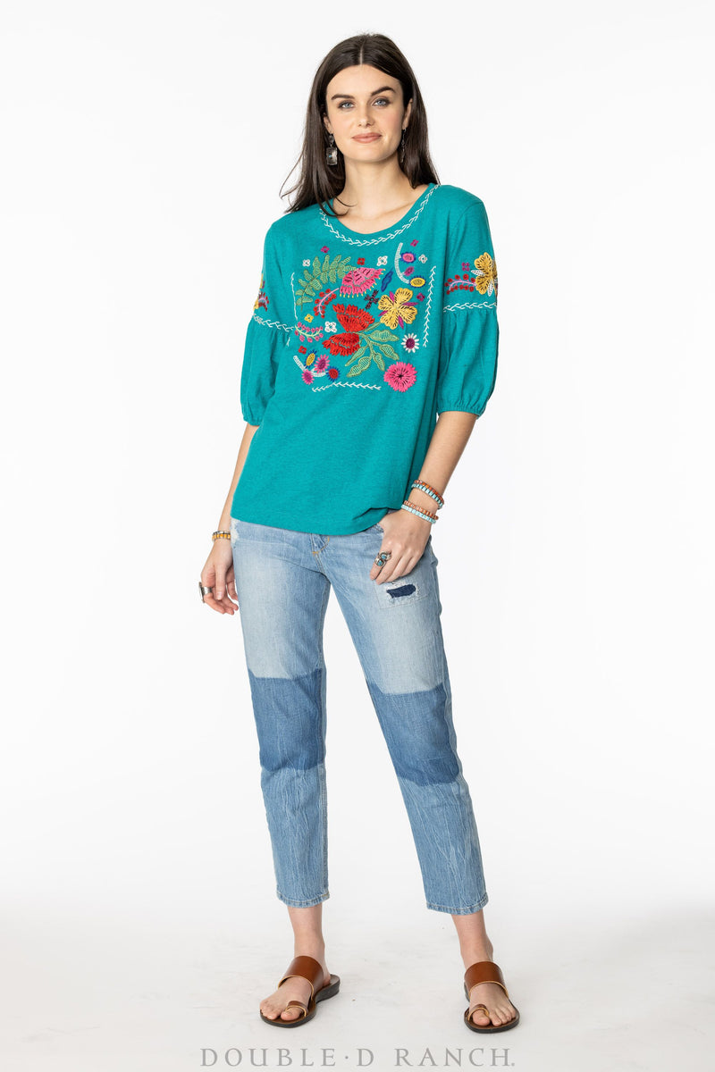 Double D Ranch Nina Top - Jade - Small ONLY