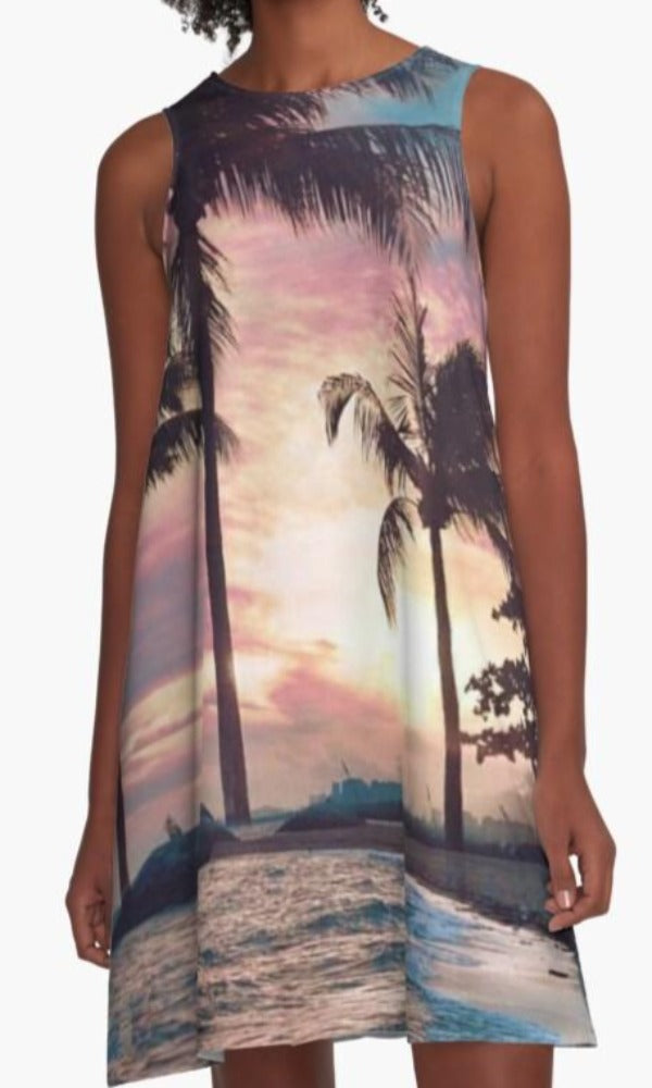 Cowgirl Kim Cancun Sunset A-line Dress - Small Only