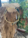 Heather Ford Obsidian Arrowhead Gold Wire Wrapped Bracelet