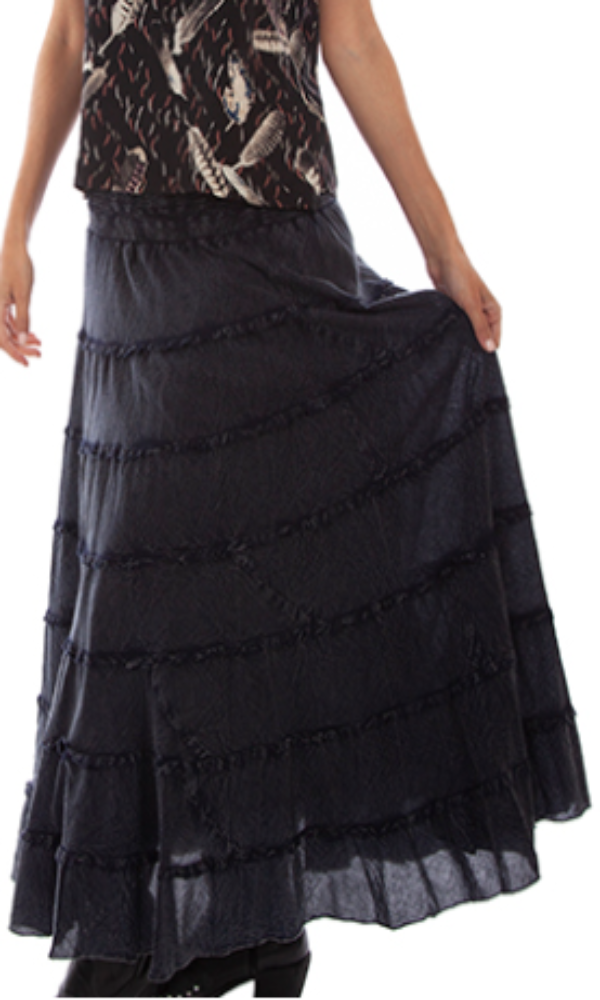 Scully Black Panel Skirt - Cowgirl Kim