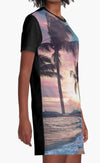 Cowgirl Kim Cancun Sunset Graphic Tee Dress - Small Only