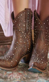 Lane Sparks Fly Ladies Ankle Bootie~ Cognac #LB0444C - Cowgirl Kim