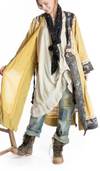 Magnolia Pearl Jacket 392 Silk Miggy Oriental Coat - Marigold