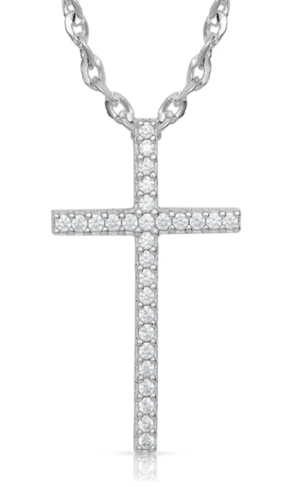 Montana Silversmith Dazzling in Faith Cross Necklace - In Stock