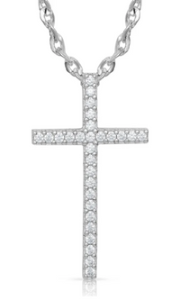 Montana Silversmith Dazzling in Faith Cross Necklace - In Stock