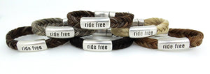 Cowboy Collectibles Ride Free Magnetic Clasp Bracelets - Sorrel - Cowgirl Kim