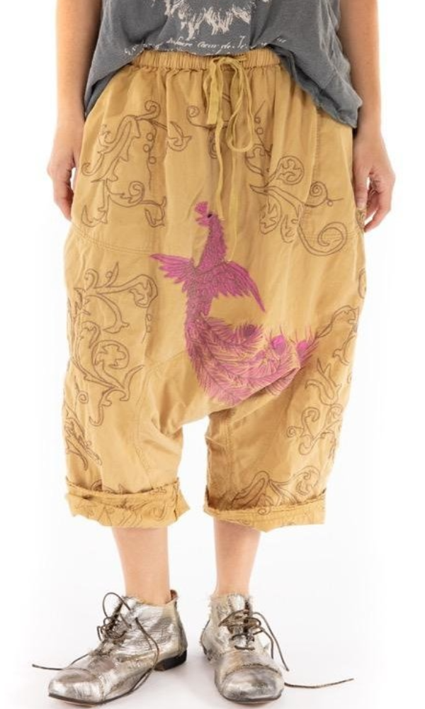 Magnolia Pearl Pants 217 Silk Dragon Garcon Trousers - Marigold