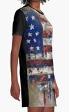 Cowgirl Kim The Patriot Graphic Tee Dress - Medium Only